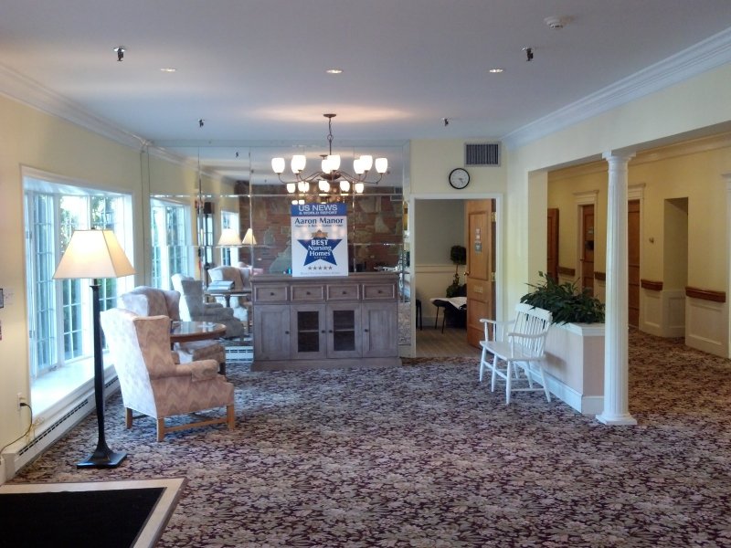 Main Entry of Aaron Manor in Chester, CT